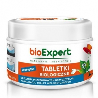 Biologiczne tabletki do szamb i kanalizacji - 6 sztuk (na 3 miesiące) - BioExpert