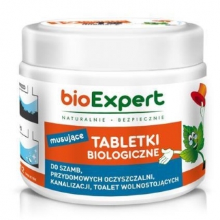 Biologiczne tabletki do szamb i kanalizacji- 12 sztuk (na 6 miesięcy) - BioExpert