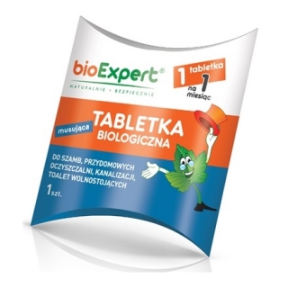 Tabletka biologiczna do szamb i kanalizacji - 1 sztuka - BioExpert