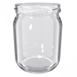 Słoiki zakręcane szklane na miód - fi 82 - 540 ml z zakrętkami "Słoiki miodu" - 32 szt.