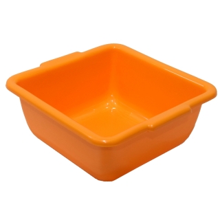 Miska kwadratowa - 30 x 30 cm - pomarańczowa