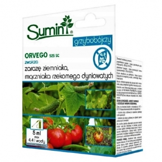 Orvego 525 SC - najlepszy na choroby grzybowe pomidorów i ogórków - Sumin - 5 ml