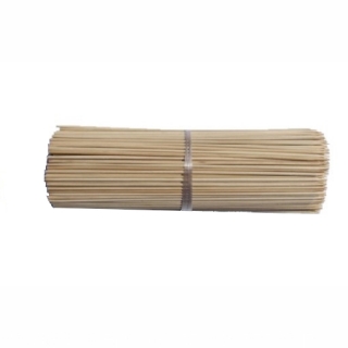 Patyczki z bambusa obrabianego - brązowe - 40 cm - 10 szt.