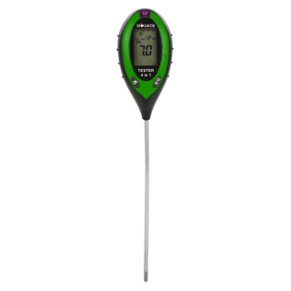 Elektroniczny tester podłoża - 4 w 1 - pH, wilgotność, nasłonecznienie, temperatura