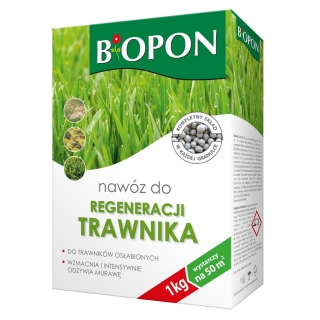 Nawóz do szybkiej regeneracji trawnika - Biopon - 1 kg