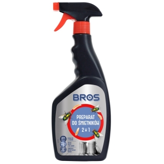Preparat do śmietników - zwalcza owady i niweluje uporczywy smród - BROS - 500 ml