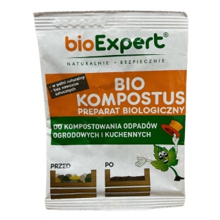 BIO Kompostus - przyspiesza kompostowanie w naturalny sposób - BioExpert - saszetka na jedno użycie