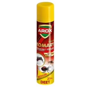 Spray DEET - skutecznie odstrasza komary i meszki - Arox - 90 ml