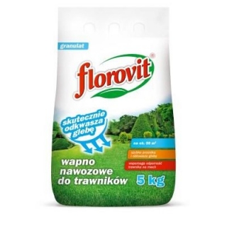 Wapno do trawników porastanych przez mech - Florovit - 5 kg