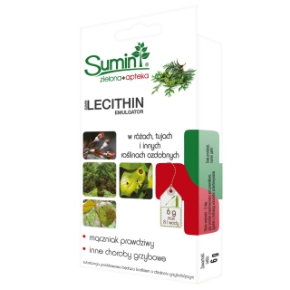 Lecithin - na choroby róż, tui i innych roślin ozdobnych. Zwalcza mączniaka prawdziwego i inne choroby - Sumin - 6 g