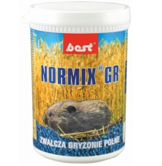 Normix - trutka na gryzonie wewnątrz i na zewnątrz budynków - granulat - Best - 250 g