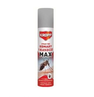 Skuteczny i mocny spray na komary i kleszcze MAX - KROPP - 90 ml