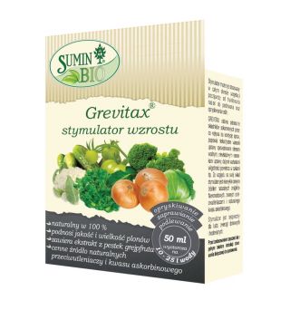 Grevitax - stymuluje wzrost, zwiększa plony oraz masę roślin - Sumin - 10 ml