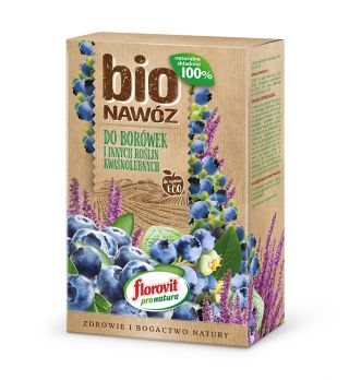 BIO Nawóz do borówek i innych roślin kwaśnolubnych - do upraw ekologicznych - Florovit - 700 g