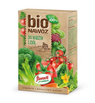 BIO Nawóz do warzyw i ziół - do upraw ekologicznych - Florovit - 700 g