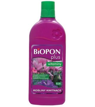 Nawóz do roślin kwitnących z witaminami - Biopon - 500 ml