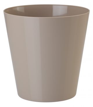 Osłonka okrągła Vulcano - 9,5 cm - beżowa (cafe latte)