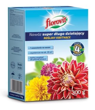 Nawóz super długo działający - do roślin kwitnących - Florovit - 300 g