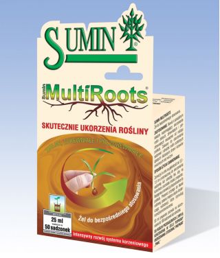 Multiroots - wydajny nawóz w żelu wspomagający ukorzenianie - Sumin - 25 ml