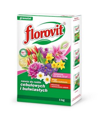 Nawóz do roślin cebulowych i bulwiastych - długie i obfite kwitnienie - Florovit - 1 kg