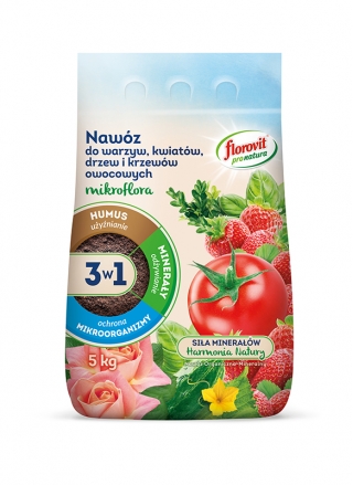Florovit Pro Natura - Nawóz organiczno-mineralny do warzyw - 5 kg