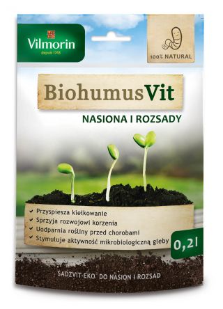 Biohumus VIT -  Zaprawa do nasion i rozsad SADZVIT EKO - Vilmorin - 0,2 l