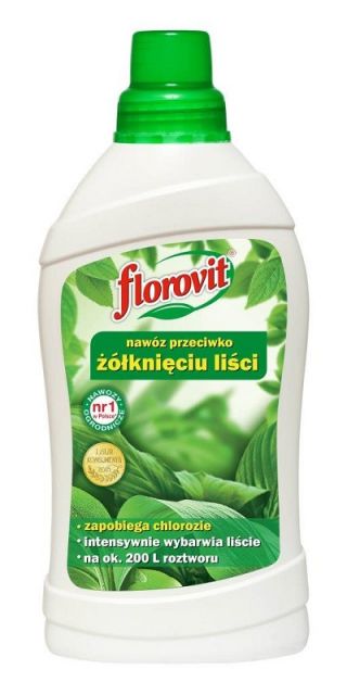 Nawóz przeciwko żółknięciu liści - Florovit - 1 l