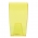Żółta doniczka kwadratowa do storczyków Coubi Duw 12 cm