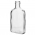 Zestaw butelek na nalewkę z zakrętkami czarnymi - piersiówka - 100 ml - 100 szt.